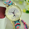 2015 new diy tree pattern ladies bracelet wrist watch